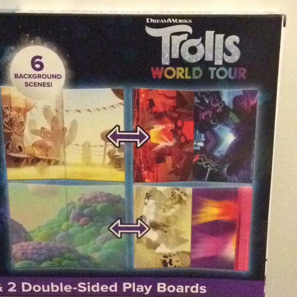 😊 2/ $8 TROLLS TOUR RE-STICK-ABLE FORMS - Picture 6 of 7